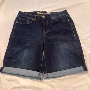 NWOT Dark Denim Shorts